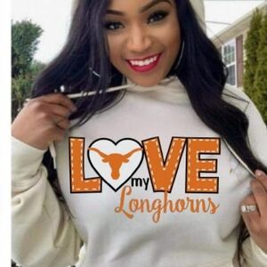Texas Longhorns hoodie! Custom made, any size